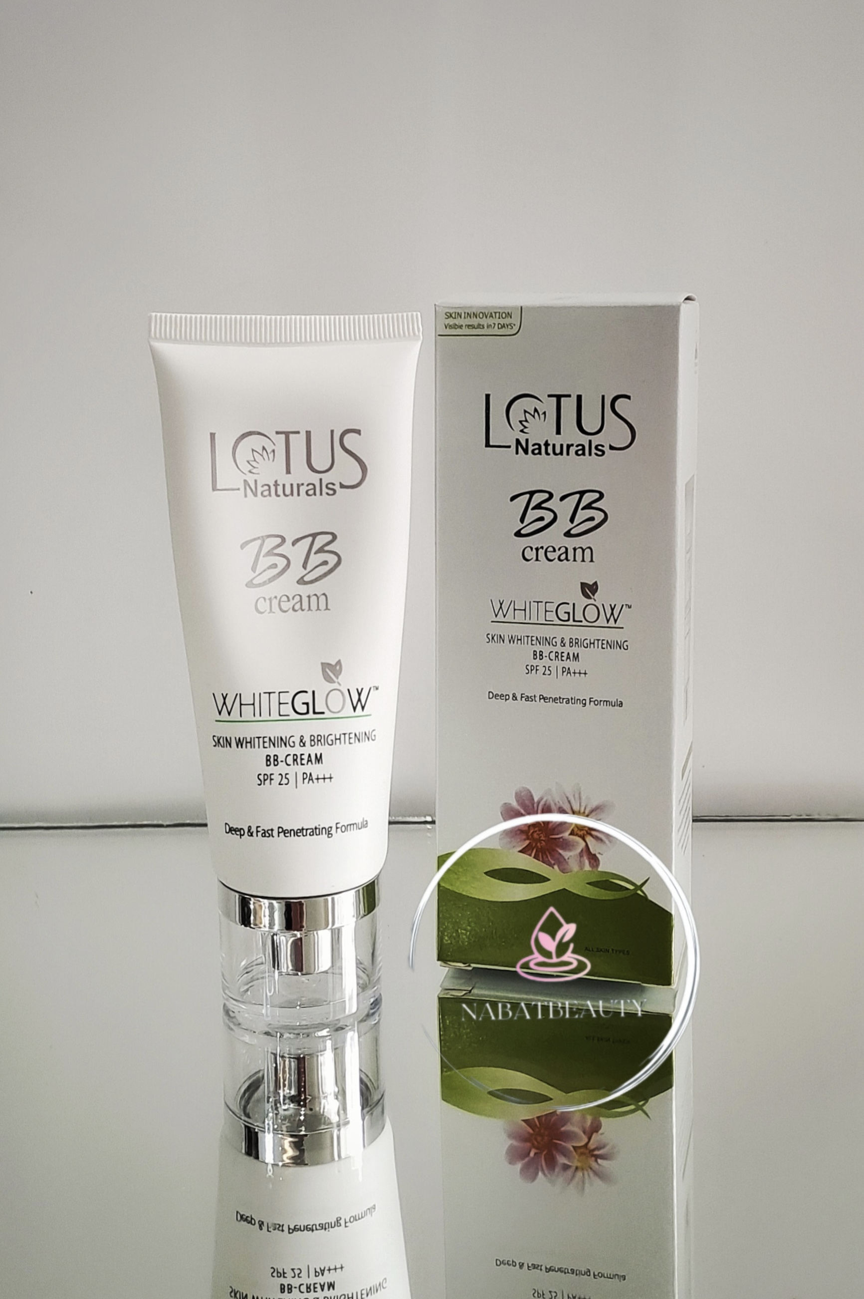 ضد افتاب بی بی کرم رنگی Lotus بر پایه آب